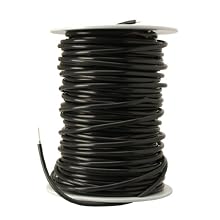 Coleman Cable 54703 Solid Underground Sprinkler System Wire, 18-Gauge 3-Conductor 30-Volt 250-Feet
