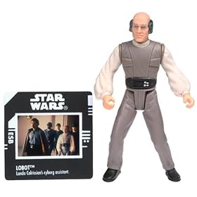 Star Wars Classic Trilogy 4" Basic Figure: Lobot with Blaster Pistol