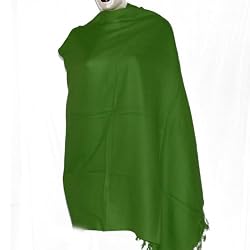 Birthday Gift Solid Color Pure Wool Shawl 86 x 39 inches (ppswl001)