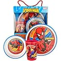 Spider-Man Spiderman Meal Time Set With Plate, Cup And Bowl