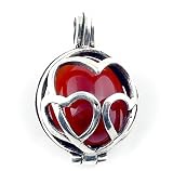 Heart Tumblestone Holder Pendant