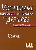 VOCAB.PROG.FRANC.AFFAIRES CORRIGES