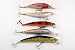 Lot of 5 New Crankbait Fishing Lures for Walleye/Pickerel AA