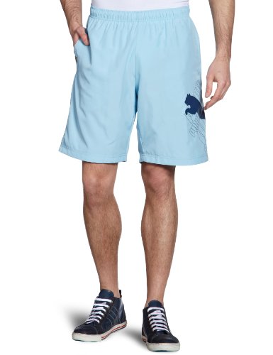 PUMA Herren Bermuda Cat Logo, sky blue-dark denim, XL, 819472 18 Preisvergleich