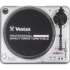 Vestax PDX-2000mkII Professional Direct Drive DJ Turntable with A.S.T.S. Tone Arm (Black)