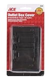Electrical Boxes: Ace Weatherproof One Gang Horizontal Cover (36268)