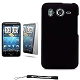 Black Smooth Design Cover / 2 Piece Snap On Crystal Protective Hard Case fo ....