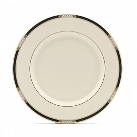 Lenox Hancock Gold Banded Ivory China Dinner Plate by Lenox