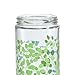 Water Bottle Glass 20 Oz Green Worship Pray