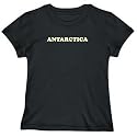 T-Shirt Woman Black " Word Antarctica " Country