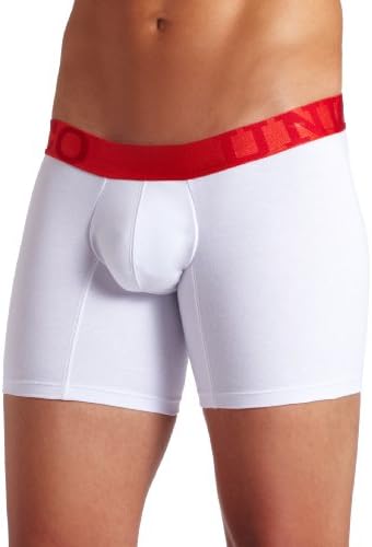 Mundo Unico Men's Mid Boxer Vapor, White, Small
