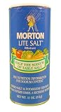 Morton Lite Salt, With Half The Sodium Of Table Salt, 11 oz