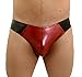 JustinLatex Sexy Latex Rubber Back Hollow G String Jockstrap Underwear Briefs