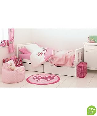 Jamestown White Bed and Two Storage Drawers