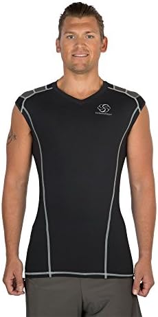 IntelliSkin Men's Foundation V-Tank Black X-Small