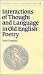 Book Interactions of Thought and Language in Old English Poetry (Cambridge Studies in Anglo-Saxon England)