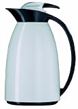 Leifheit Pingo Thermal Insulated Vacuum Jug Plastic White 1 Litre