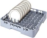 Cambro PR314 9 Rows x 9 Rows, Camrack Soft Gray Polypropylene Peg Rack without Extender