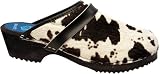 Cape Clogs Cow Wooden Clogs