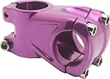 UPC 729183943231 product image for PURPLE Adjustable Handlebar Stem 28.6x50mm 31.8mm Bore With 25.4mm Bore Adapter | upcitemdb.com