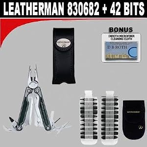 Leatherman Surge Leather Sheath + Nylon Sheath 42 Bit kit by Leatherman
