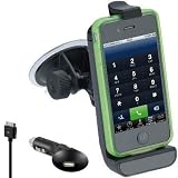 Produkt-Bild: KRS - 4B - KFZ Auto Aktive Halter Halterung f&uuml;r Apple Iphone 3G 3GS 4G 4GS mit Ladefunktion KFZ Lader USB