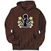 Hoodie Mens Brown 
