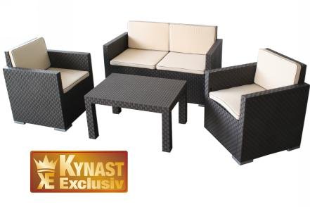 Lounge Garnitur 4-tlg KYNAST Kunststoff