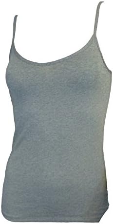 M&S Stretchy Cotton Rich Strappy Camisole Top Layering Vest 9 Colours 8-18 RRP£5[8 (Eu36),White,DW0066]