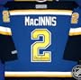 Al MacInnis Signed St. Louis Blues Blue CCM Replica Jersey