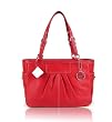 COACH Pleated East West Gallery Tote Shoulder Bag Handbag in White Leather F13759