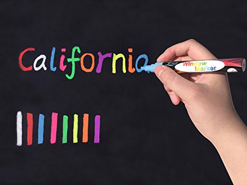 Chalk-Markers-Mega-8-Pack-Premium-Liquid-Chalk-Marker-Pen-with-Reversible-Tip-Child-Friendly-Perfect-for-Chalkboards-Bistro-Windows-Glass-Labels-Whiteboards