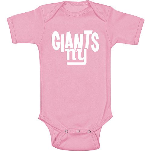 Reebok New York Giants Infant Pink Creeper 24 Months