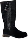 Justice Girls Fashion Boots Size 4 - Black