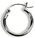 3mm Snap Post Hoop Earrings, Size: 3mm x 25mm