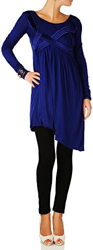 Gaurav Gupta Indian Bollywood Designer Wear Blue Full Sleeves Jersey Women Tunic