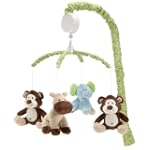 Organically Grown Safari Musical Mobile, Brown/Green