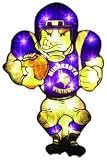 Minnesota Vikings Double Sided Car Window Light Up Player