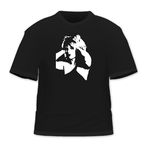 Lag3 Music debbie harry blondie 205gsm T-Shirt Black X-Large
