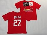 St. Louis Cardinals Scott Rolen Player Name & Number Youth Jersey T-Shirt Size 5/6