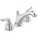 American Standard 4508.801.002 Princeton Two-Lever Handle Widespread Faucet with Metal Speed Connect Pop Up Drain, Polished Chrome