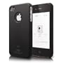 elago S4 Slim-Fit Case for iPhone 4 with Logo Protection Film (SF Black, Fits AT&T and Verizon iPhone)