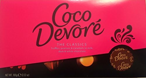 Coco Devore The Classics Irish Chocolate Assortment Box 100g
