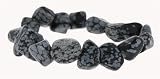 Nugget Style Bracelet - Snowflake Obsidian