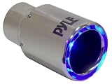 Pyle PLCMTPR Purple LED Chrome Exhaust Tip