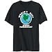 T-Shirt Mens Black " WORLD'S BEST Speech Pathologist - globe " Occupations Large