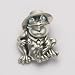 Sitting Clothed Frog Pin