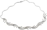 14k White Gold 16 Necklace, w/ 2.75 Carats Brilliant Cut Diamonds