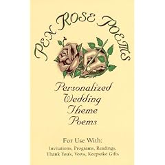 Personalized Wedding Theme Poems