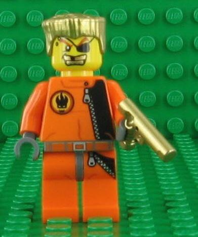 NEW Lego Agents Goldtooth Minifig Figure Gold Tooth - sold loose- no box